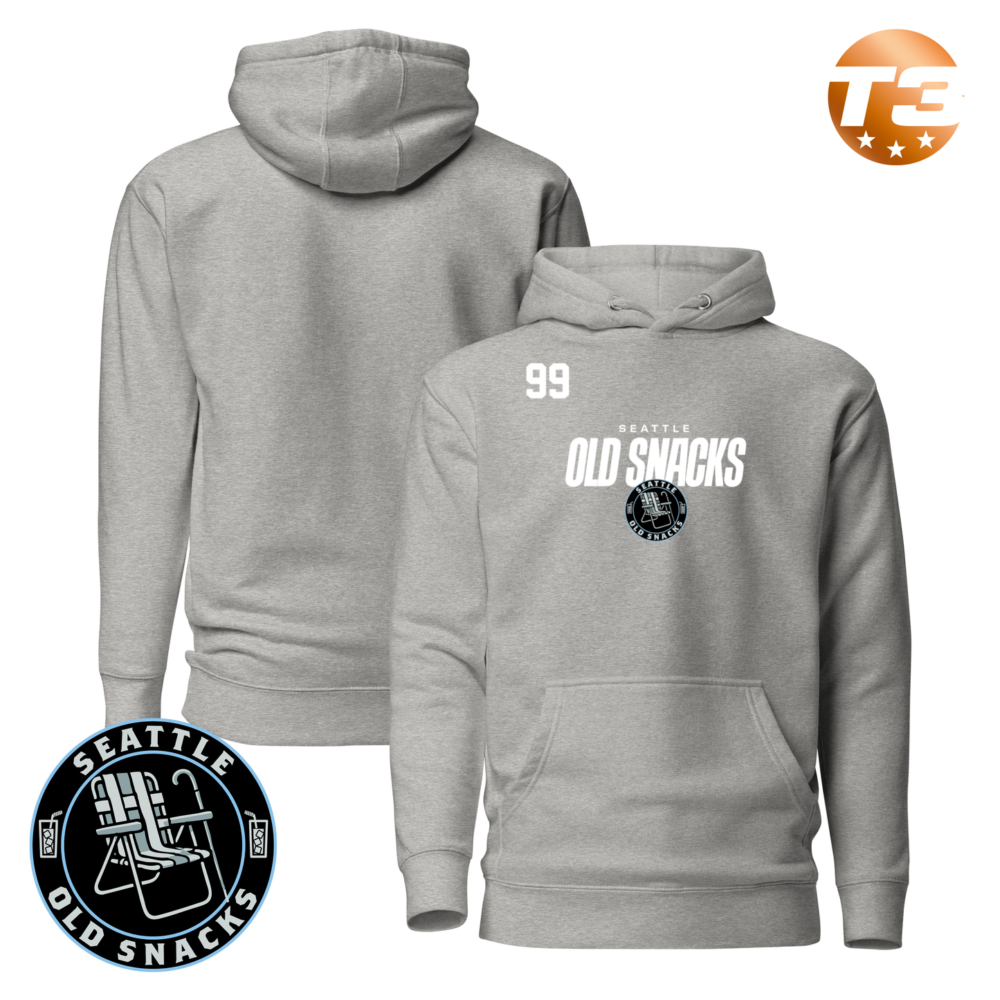 Seattle Old Snacks 2026 Performance Player Hoodie