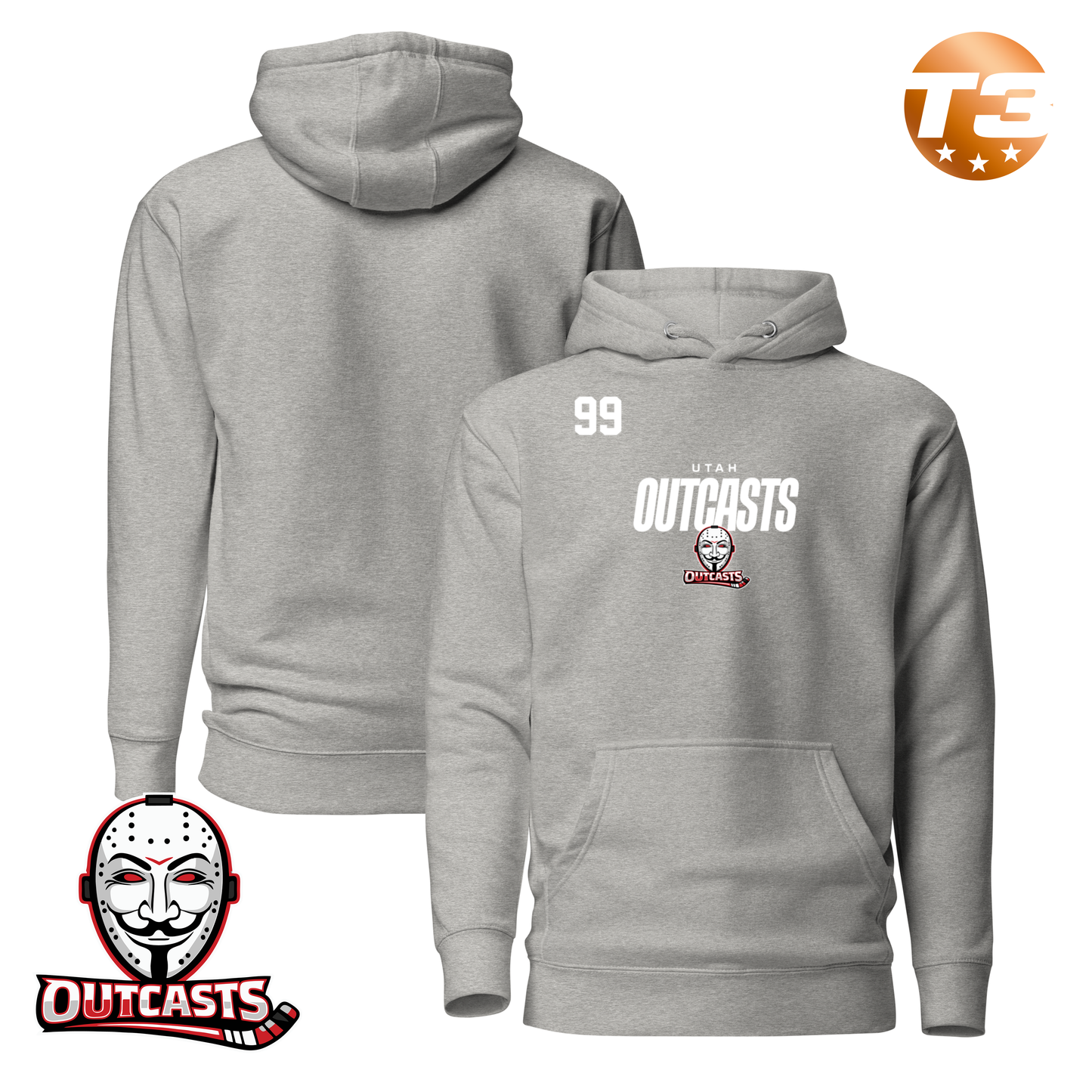 Utah Outcasts 2026 Performance Player Hoodie