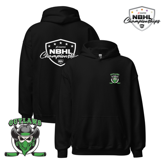 Garden State Outlaws 2025 NBHL Championships Team Hoodie