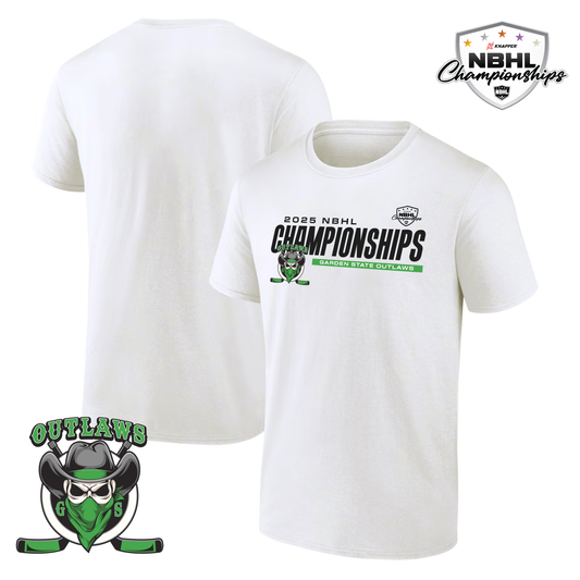 Garden State Outlaws 2025 NBHL Championships T-Shirt
