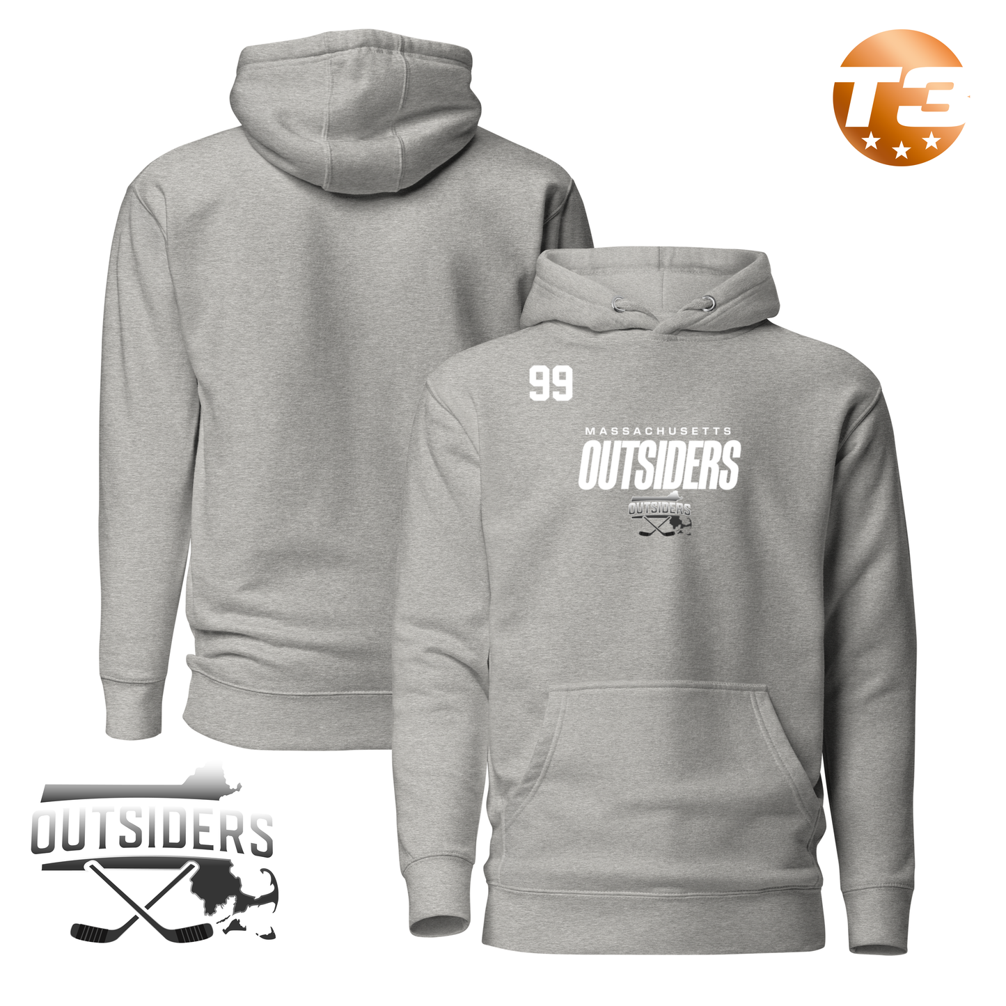 Massachusetts Outsiders 2026 Performance Player Hoodie