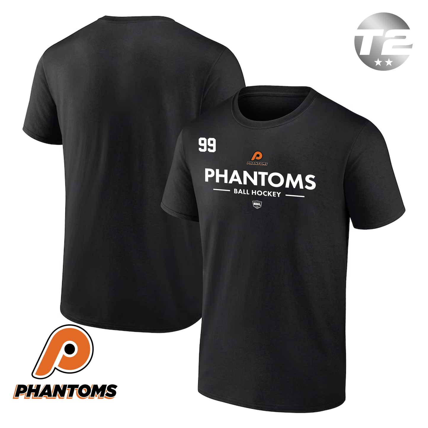 Falls Church Phantoms 2026 Authentic Pro Primary T-Shirt