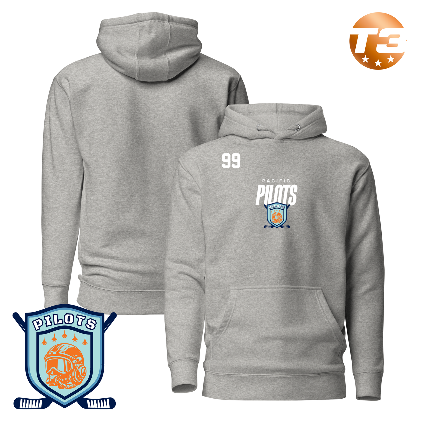 Pacific Pilots 2026 Performance Player Hoodie