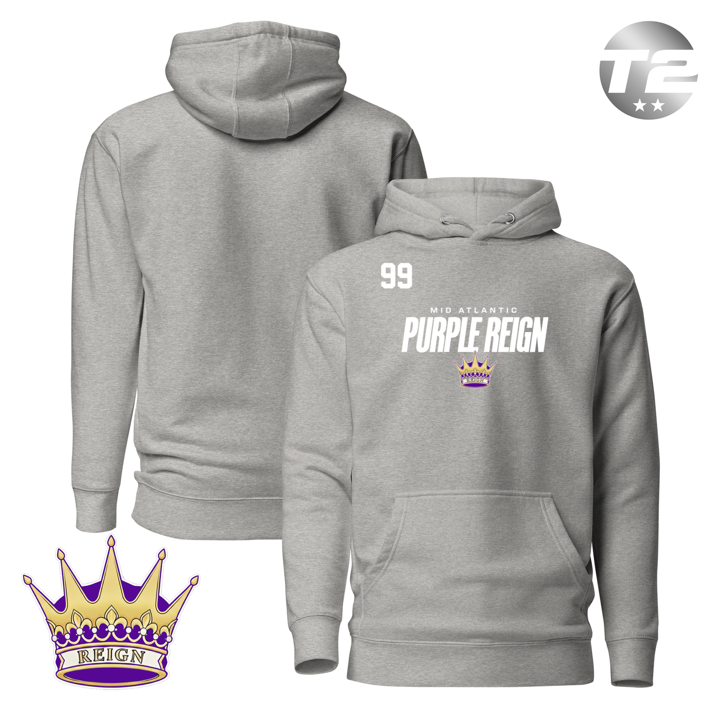 Mid Atlantic Purple Reign 2026 Performance Player Hoodie