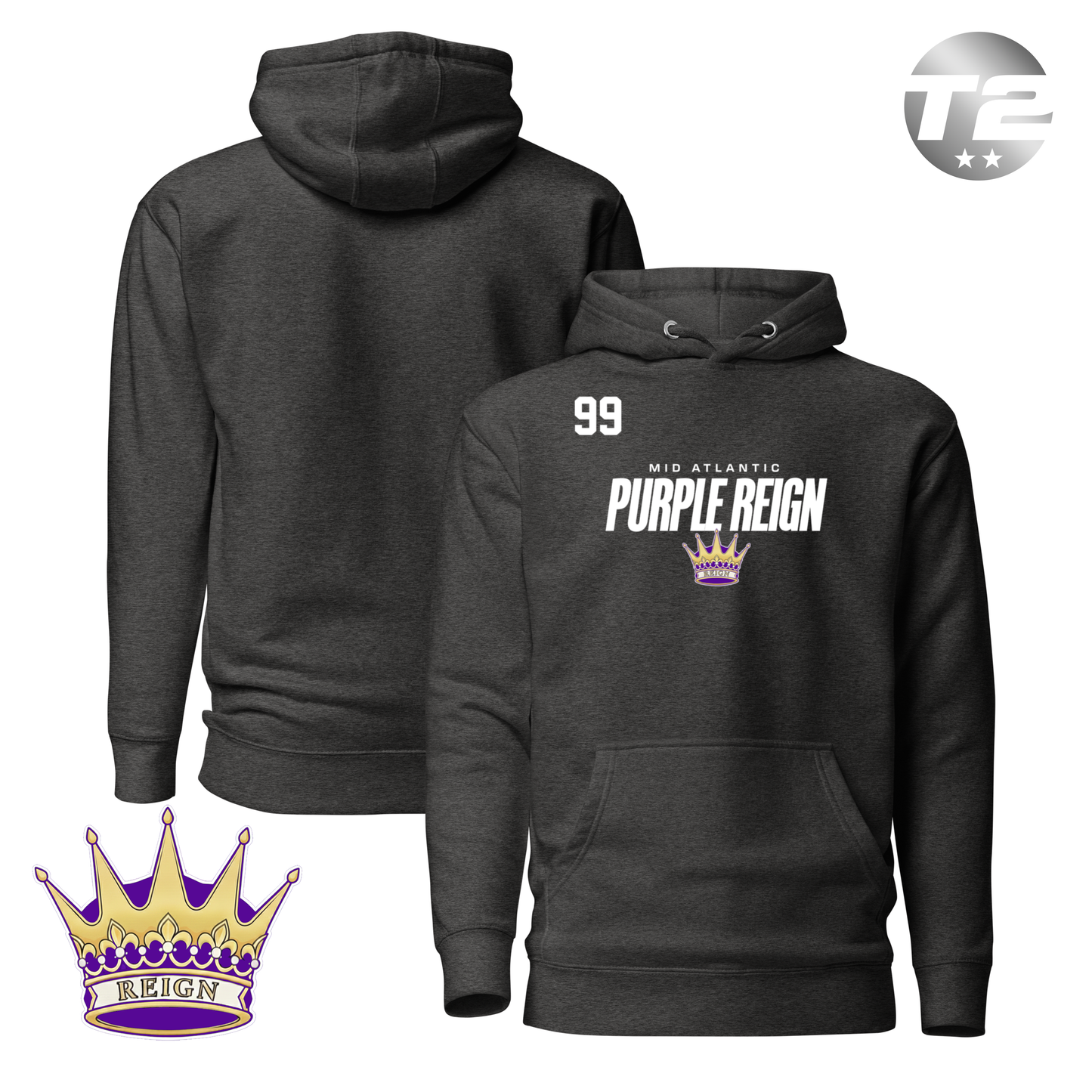 Mid Atlantic Purple Reign 2026 Performance Player Hoodie