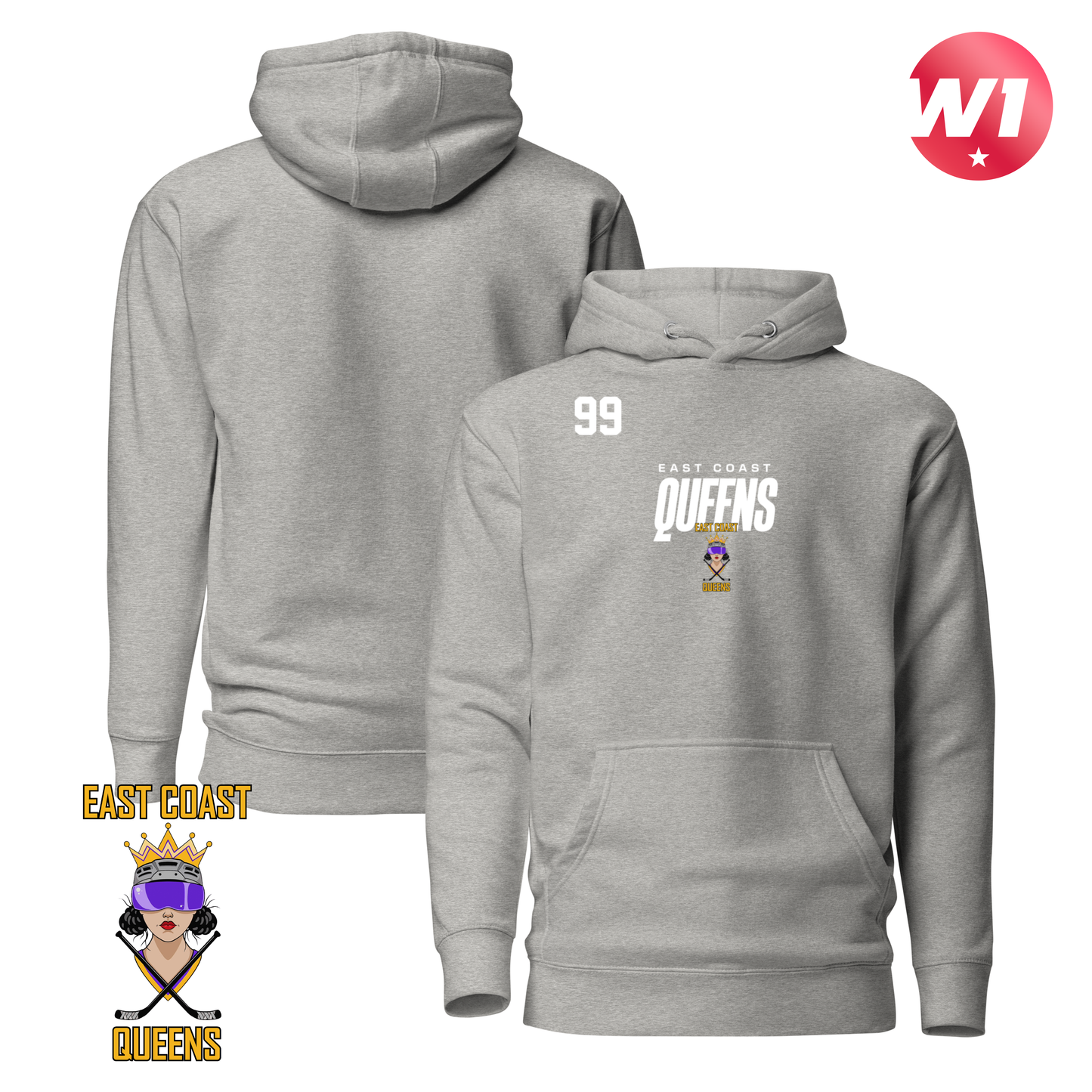 East Coast Queens 2026 Performance Player Hoodie