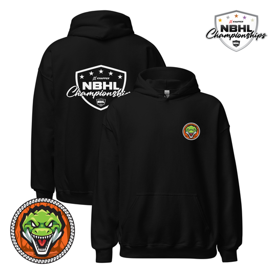Shreveport Ragin Gators 2025 NBHL Championships Team Hoodie