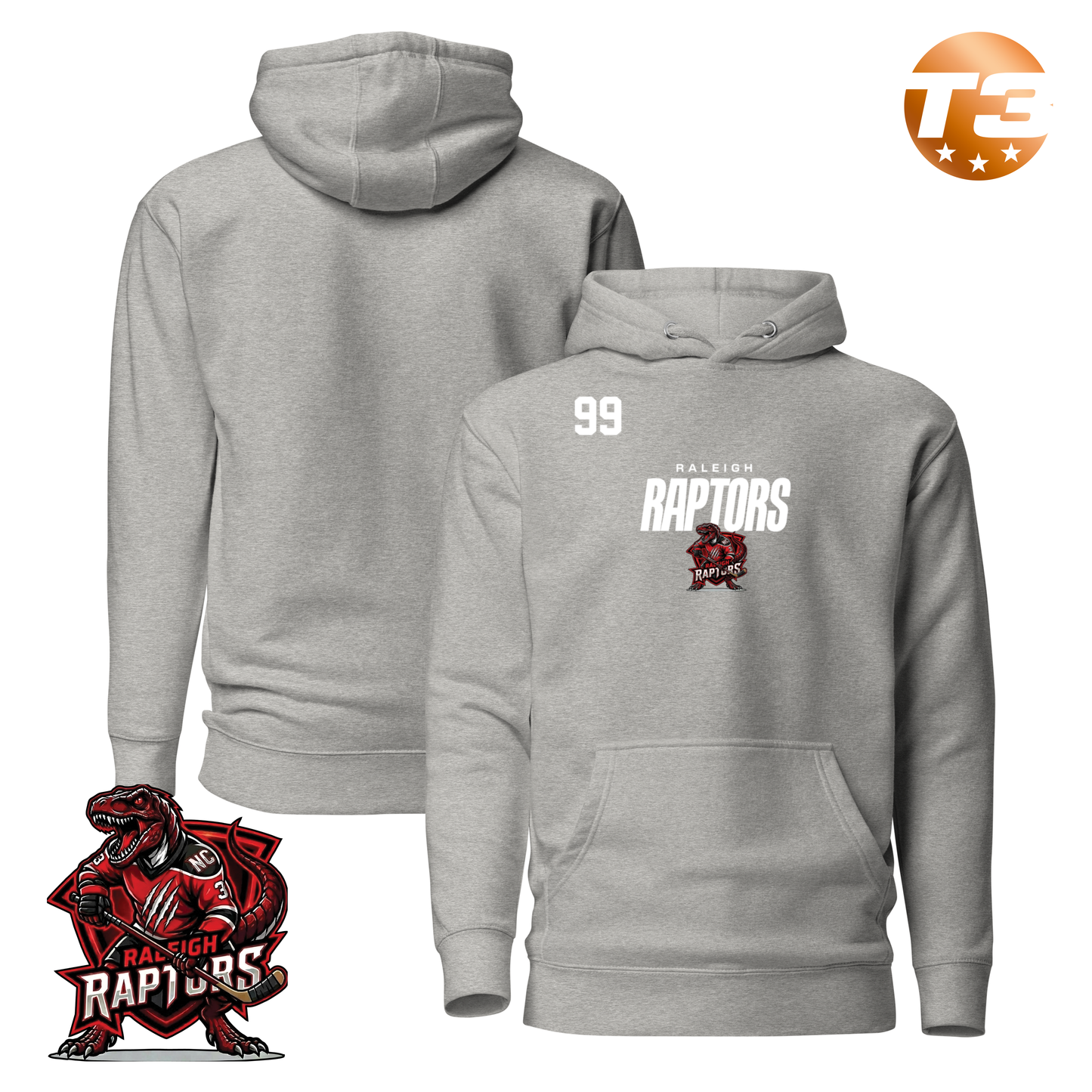 Raleigh Raptors 2026 Performance Player Hoodie