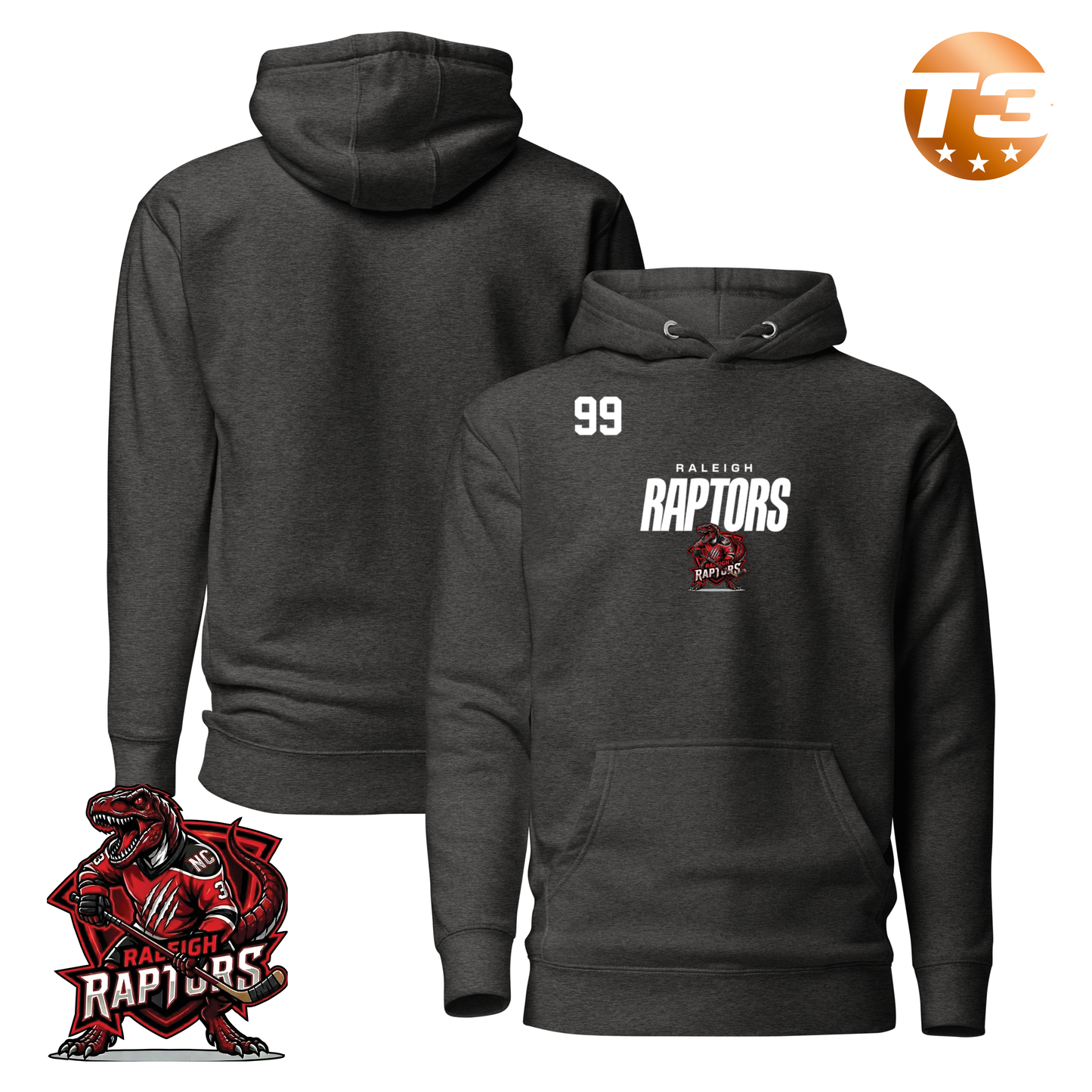 Raleigh Raptors 2026 Performance Player Hoodie