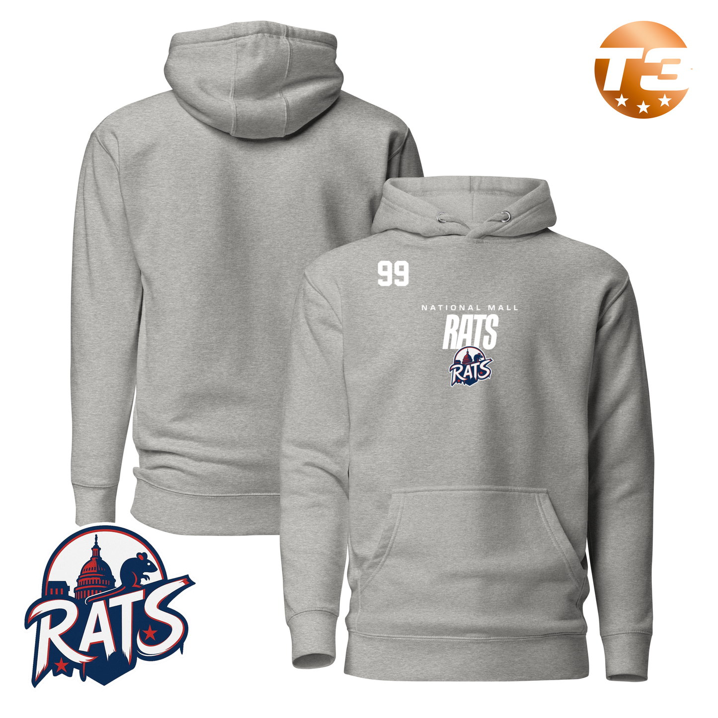National Mall Rats 2026 Performance Player Hoodie