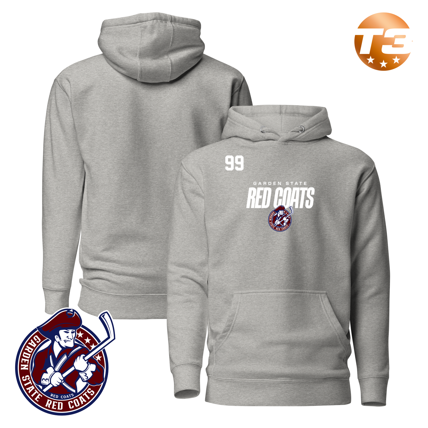 Garden State Red Coats 2026 Performance Player Hoodie