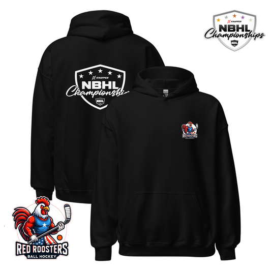 Florida Red Roosters 2025 NBHL Championships Team Hoodie
