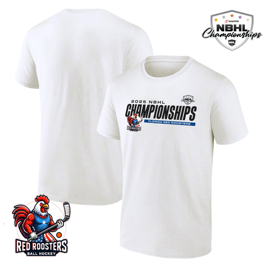 Florida Red Roosters 2025 NBHL Championships T-Shirt