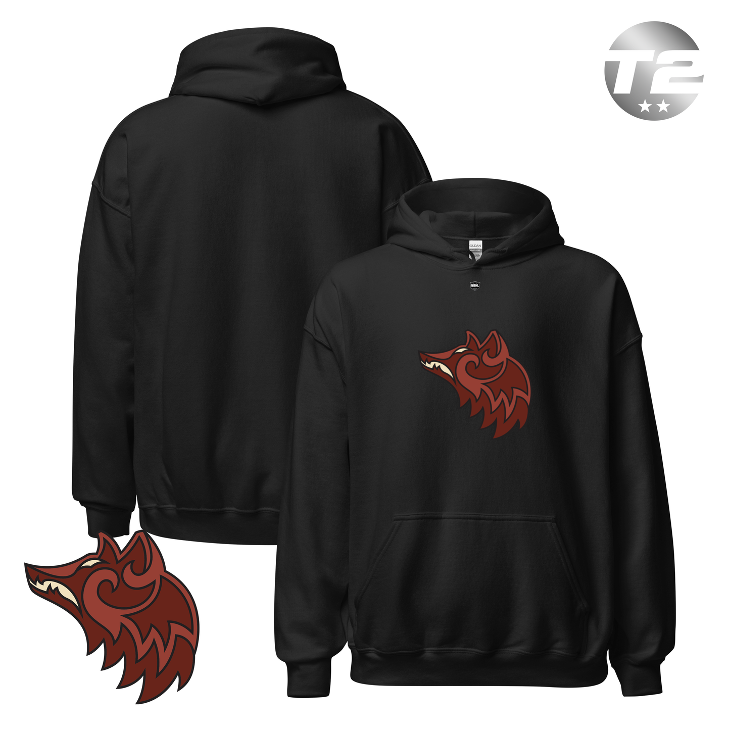 Raleigh Red Wolves 2026 Classic Logo Hoodie