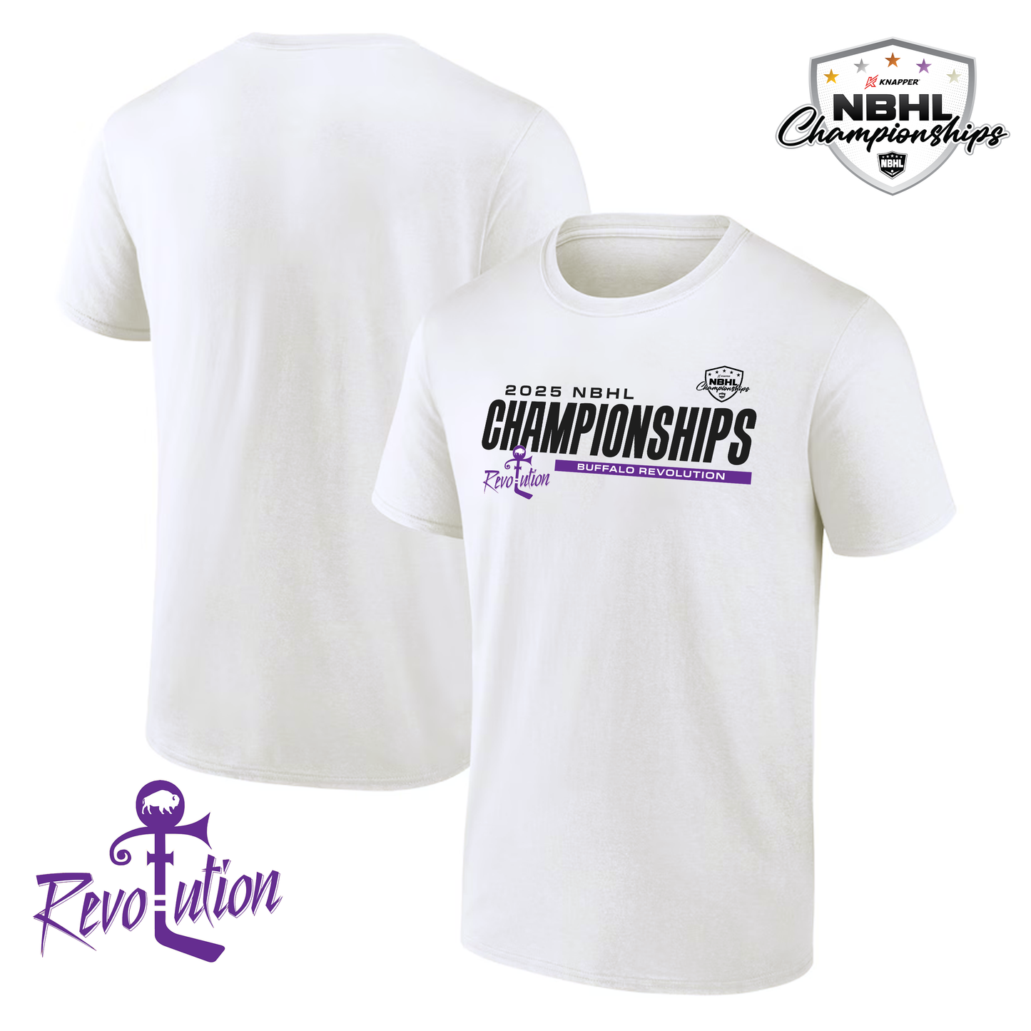 Buffalo Revolution 2025 NBHL Championships T-Shirt