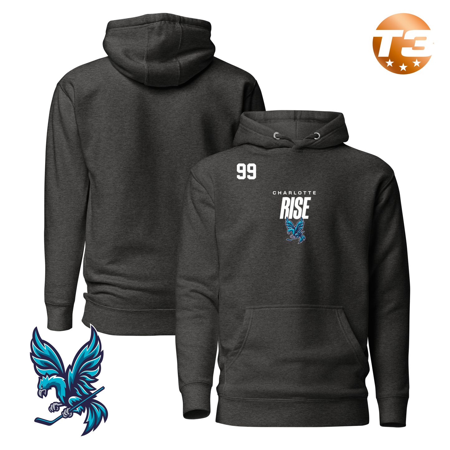 Charlotte Rise 2026 Performance Player Hoodie