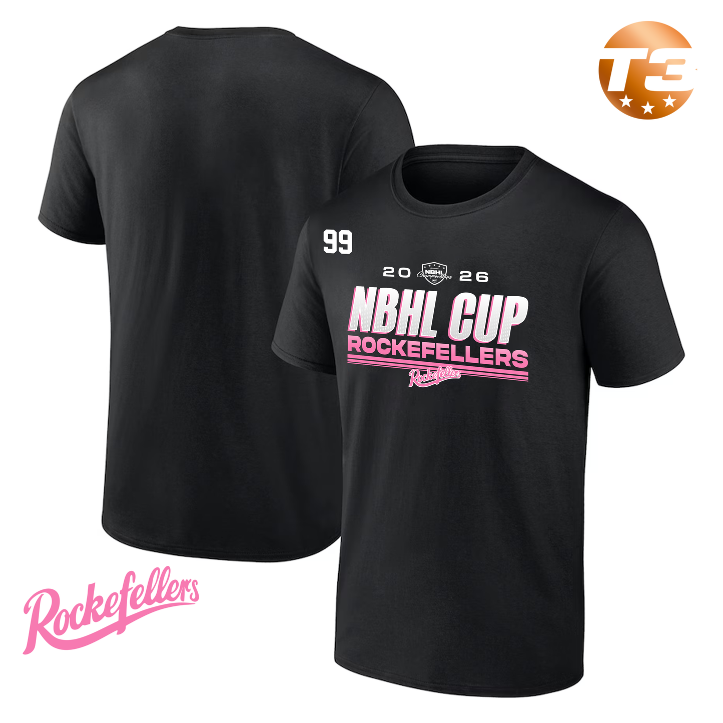 Ormond Beach Rockefellers 2026 NBHL Cup Player Tee