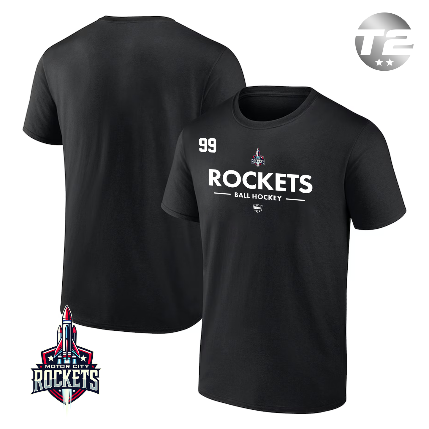 Motor City Rockets 2026 Authentic Pro Primary T-Shirt