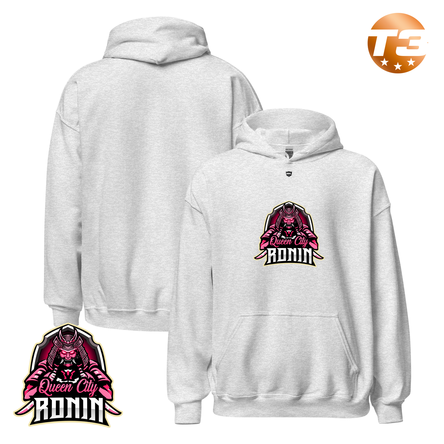 Queen City Ronin 2026 Classic Logo Hoodie