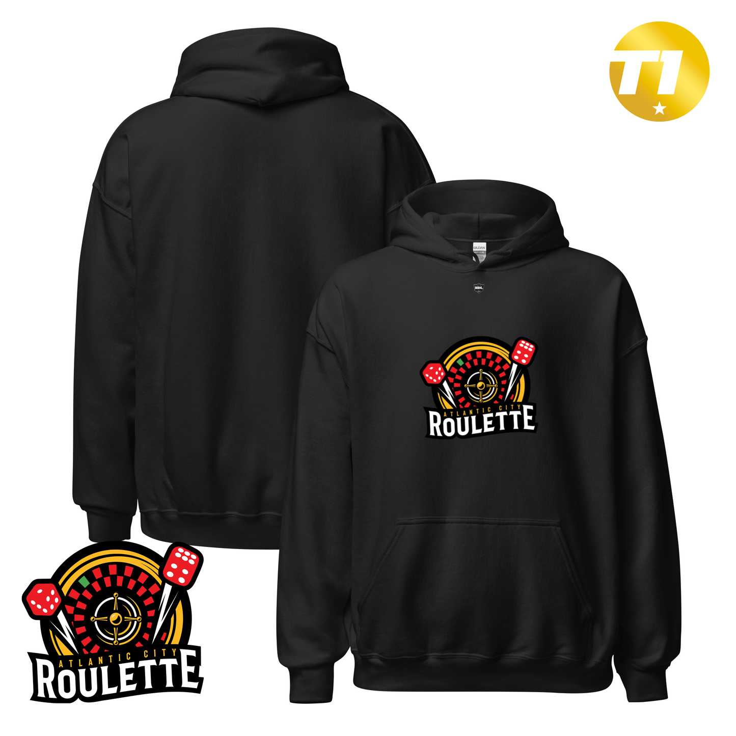 Atlantic City Roulette 2026 Classic Logo Hoodie