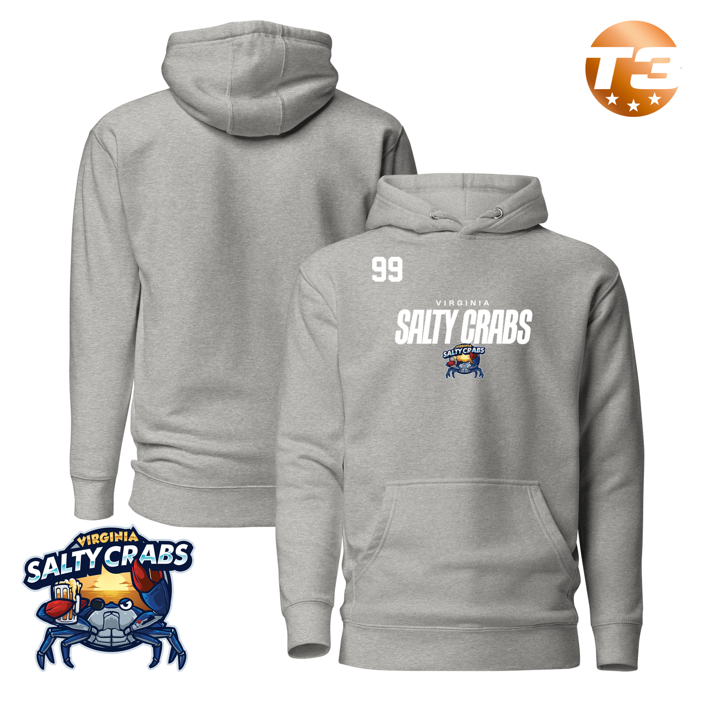 Virginia Salty Crabs 2026 Performance Player Hoodie
