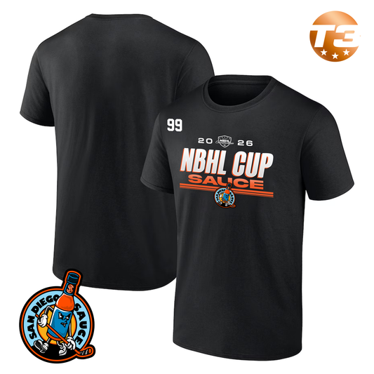 San Diego Sauce 2026 NBHL CUP PLAYER TEE