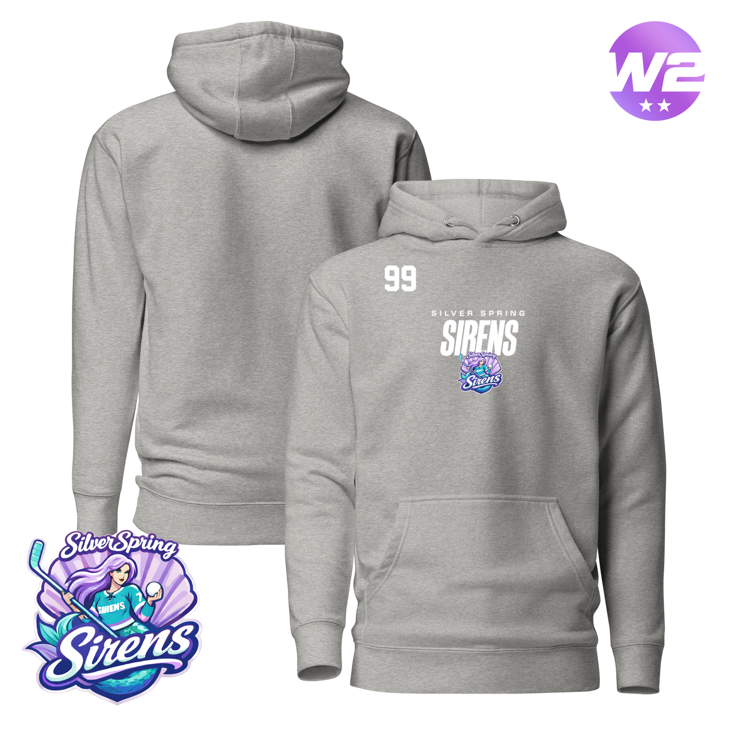 Silver Spring Sirens 2026 Performance Player Hoodie