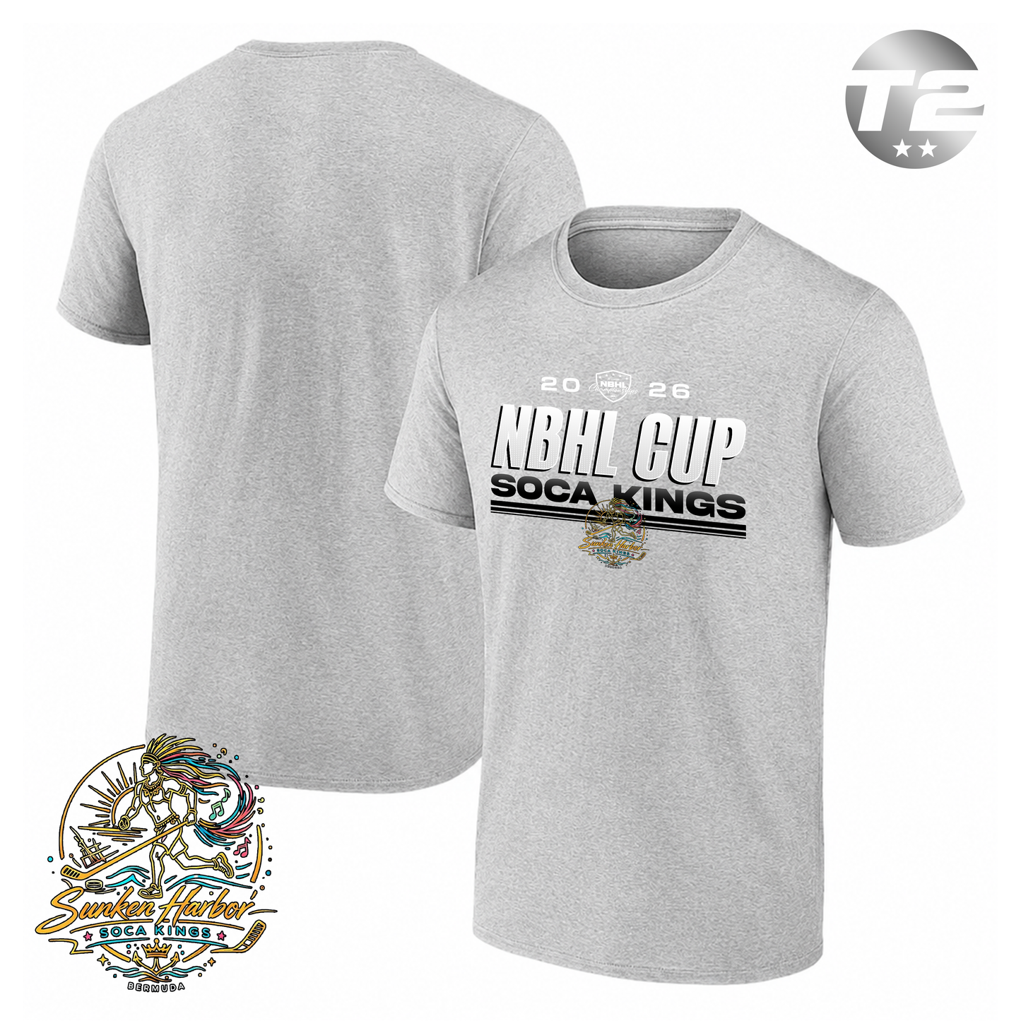 Sunken Harbor Soca Kings 2026 NBHL Cup Player Tee