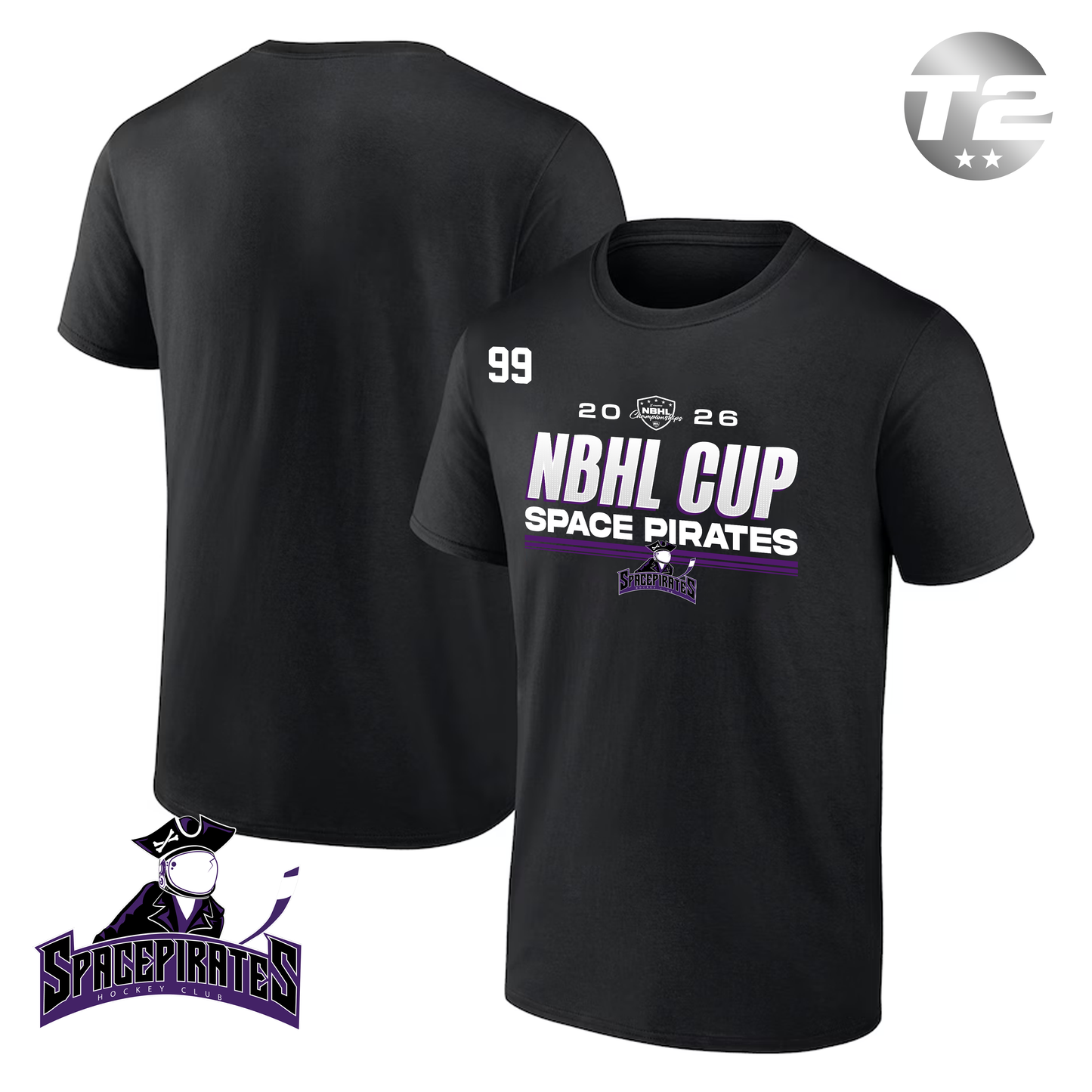 South Jersey Space Pirates 2026 NBHL CUP PLAYER TEE