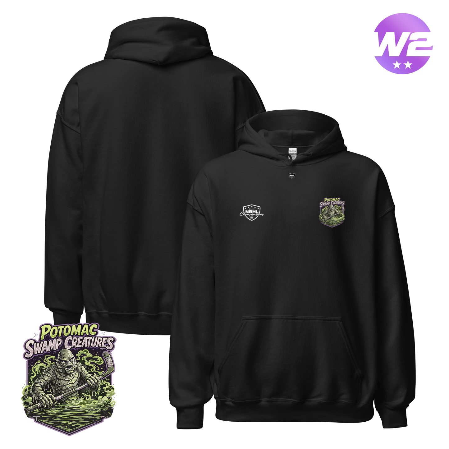 Potomac Swamp Creatures 2026 NBHL Cup Team Hoodie