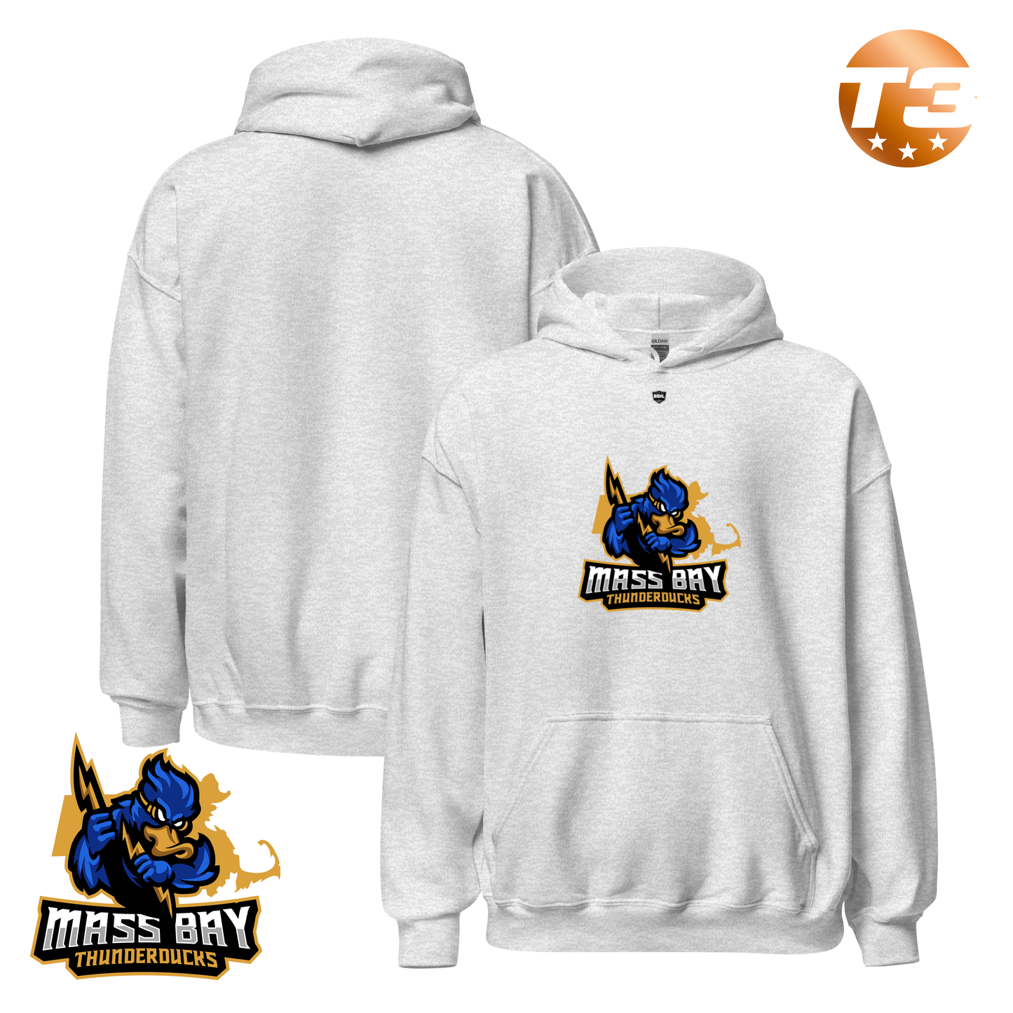 MassBay Thunderducks 2026 Classic Logo Hoodie