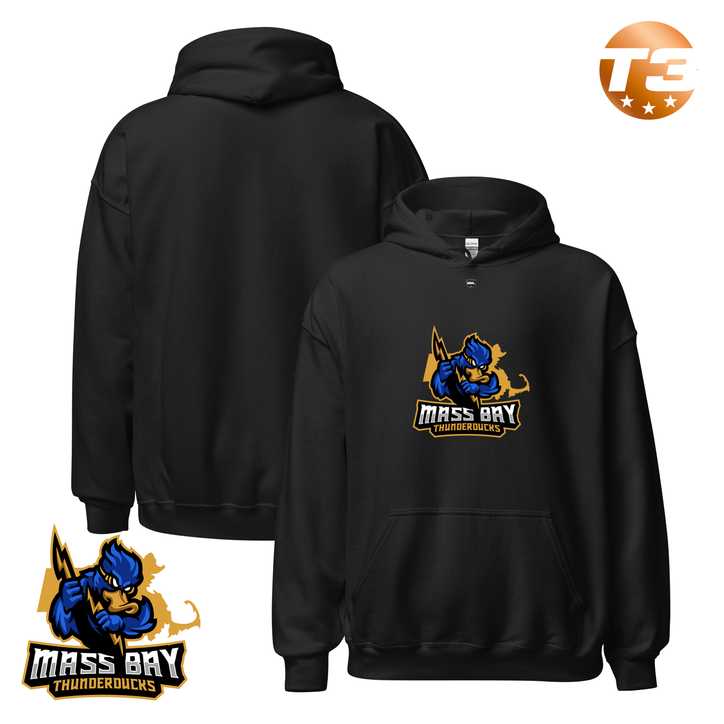 MassBay Thunderducks 2026 Classic Logo Hoodie