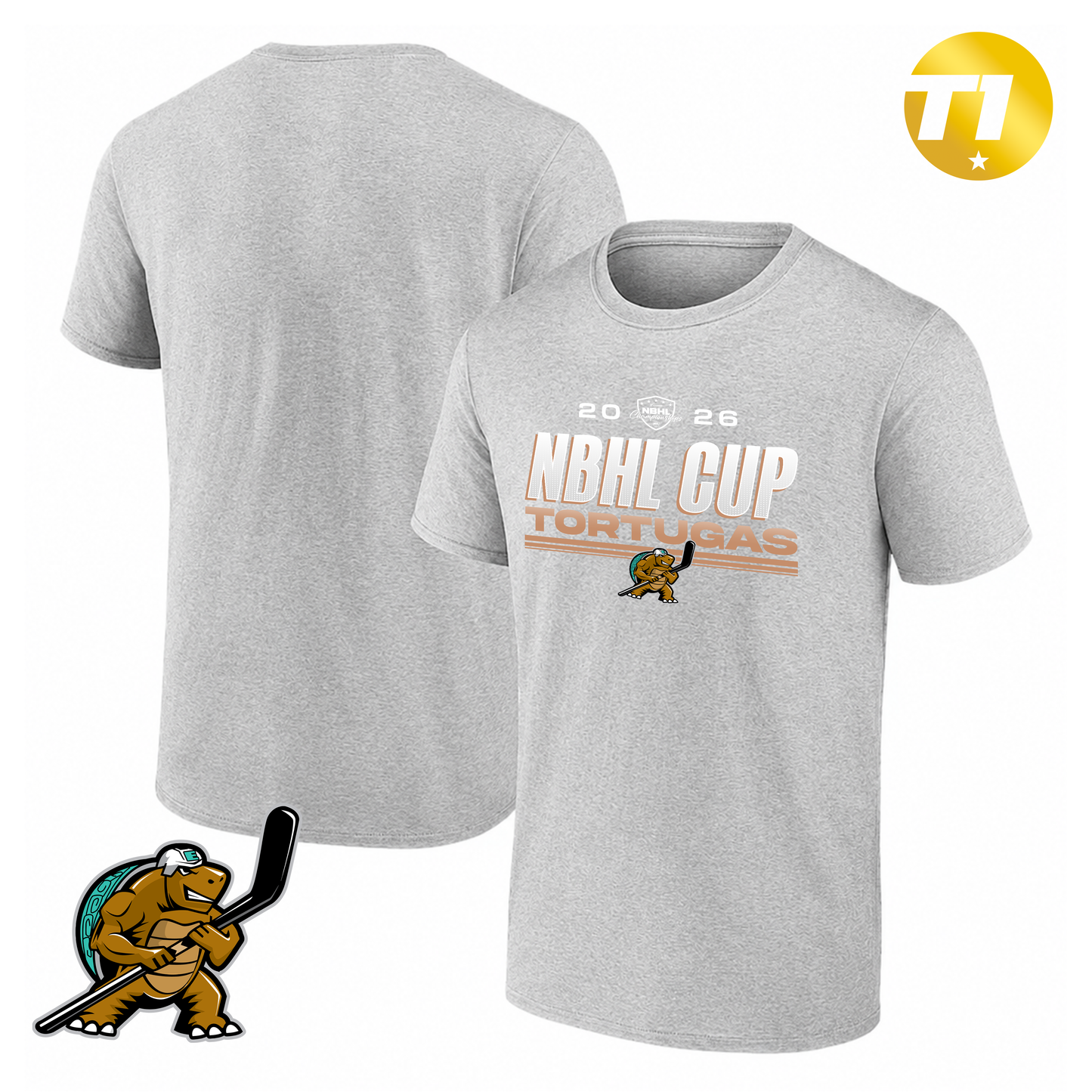 Evesham Tortugas 2026 NBHL Cup Player Tee