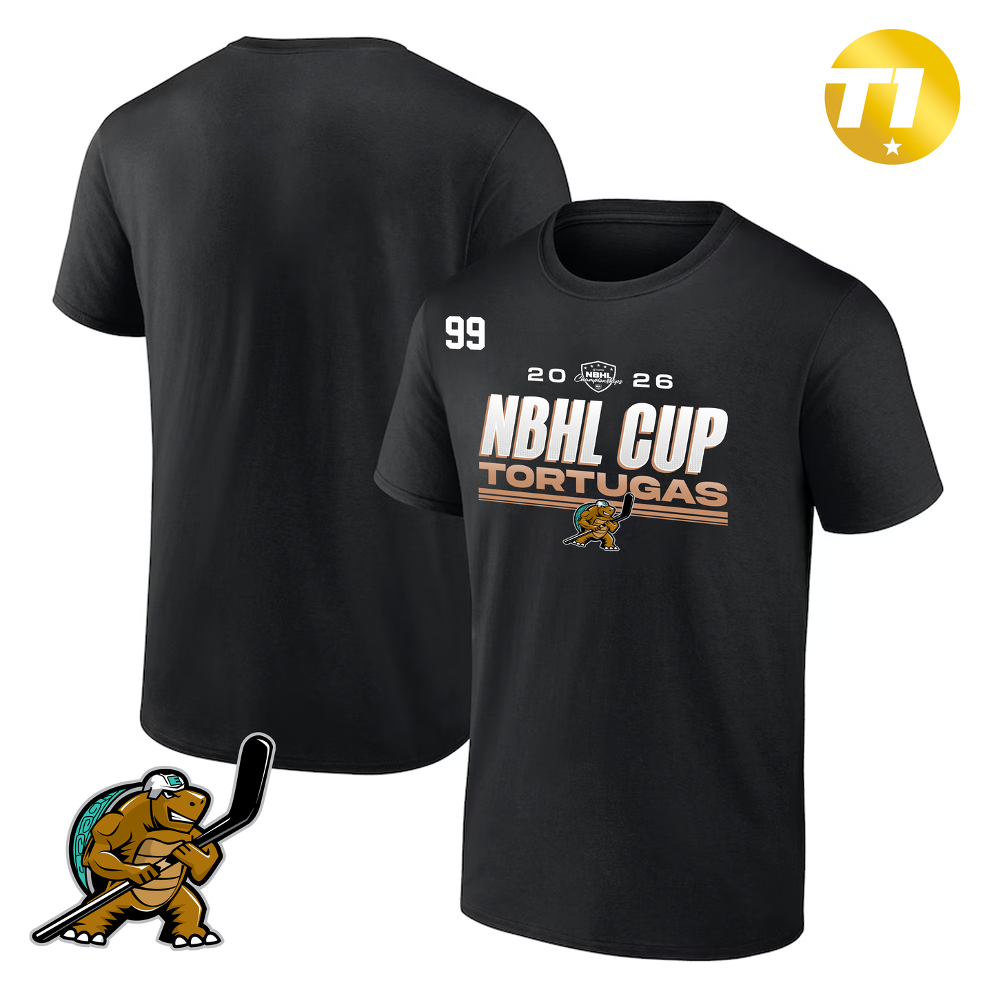 Evesham Tortugas 2026 NBHL Cup Player Tee