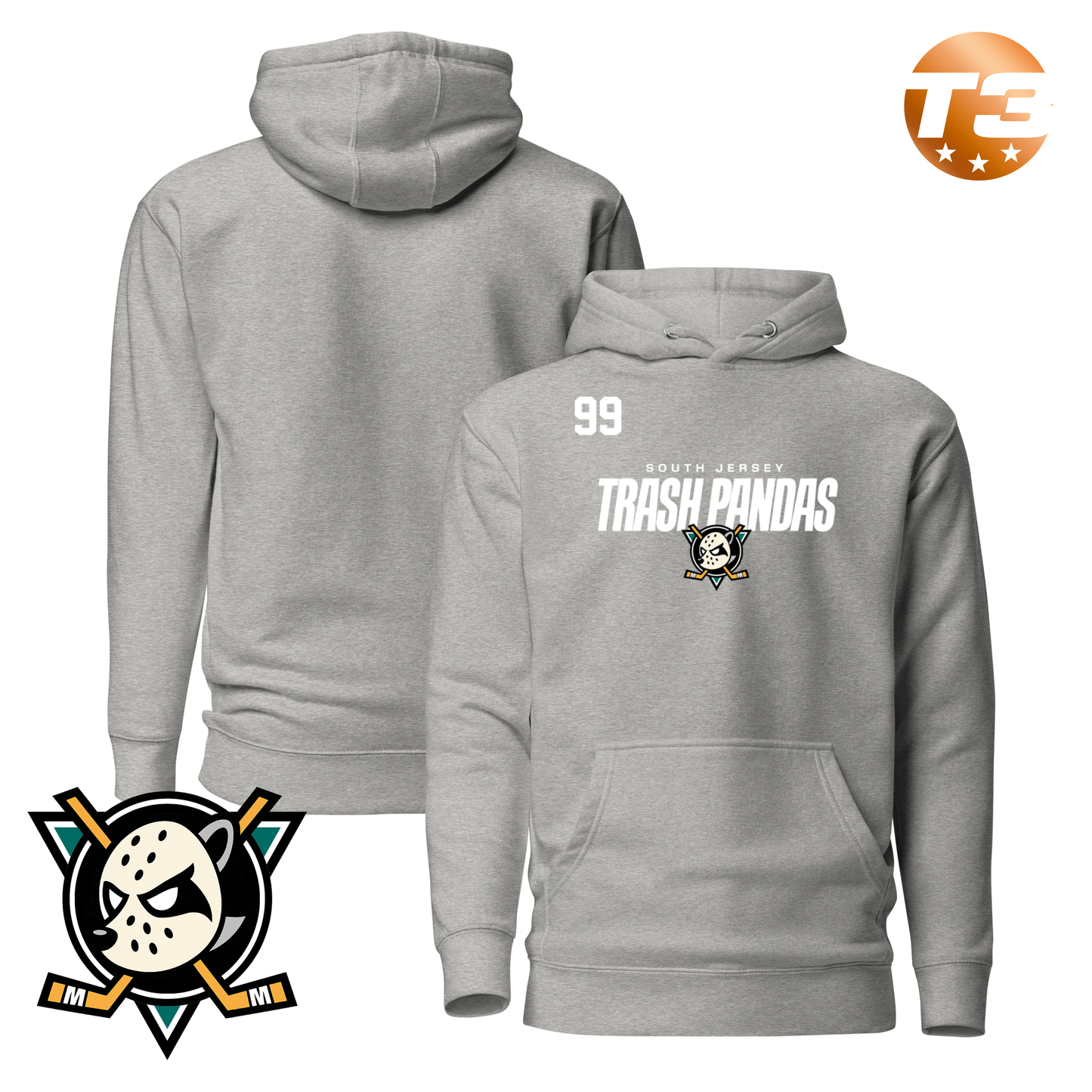 South Jersey Trash Pandas 2026 Performance Player Hoodie