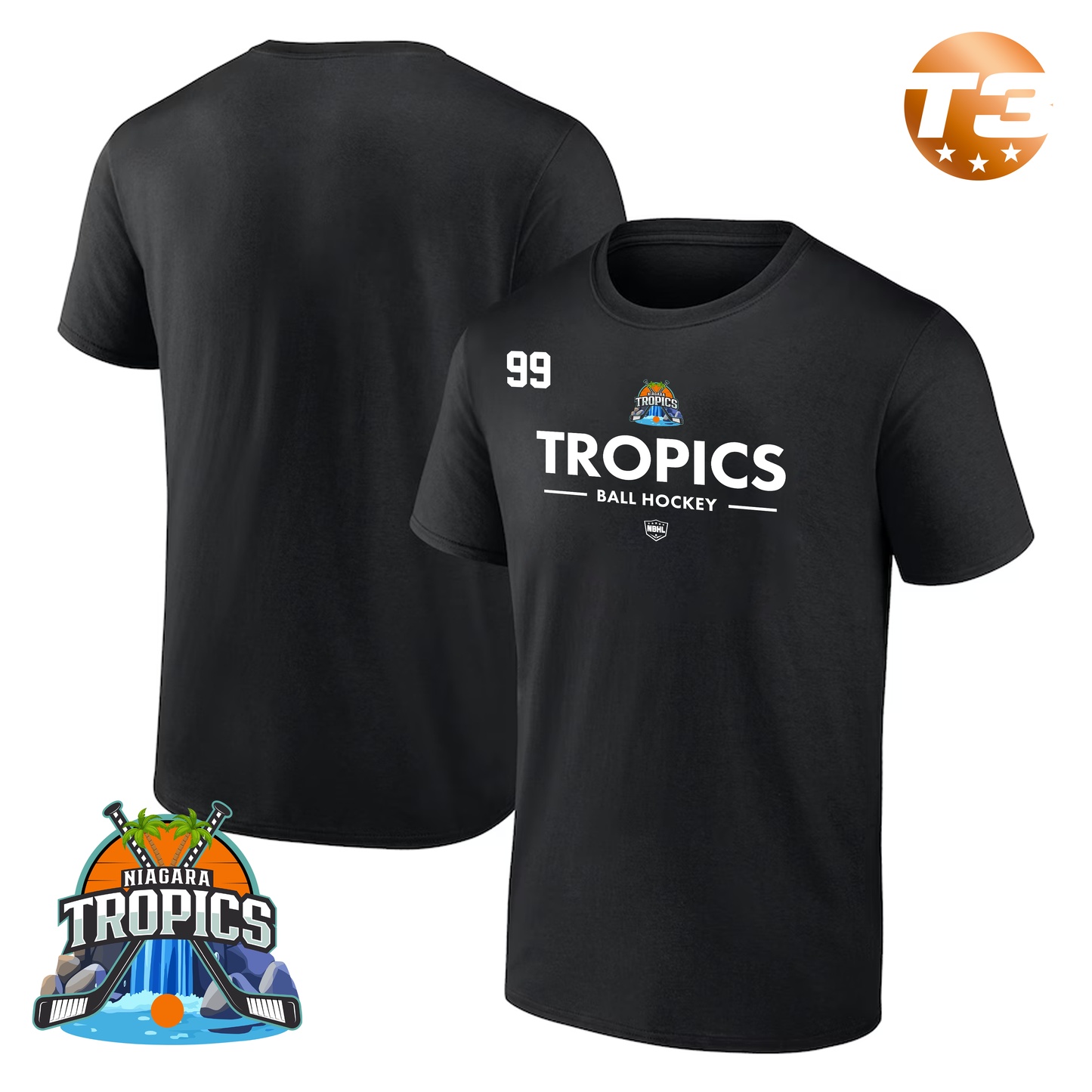 Niagara Tropics 2026 Authentic Pro Primary T-Shirt