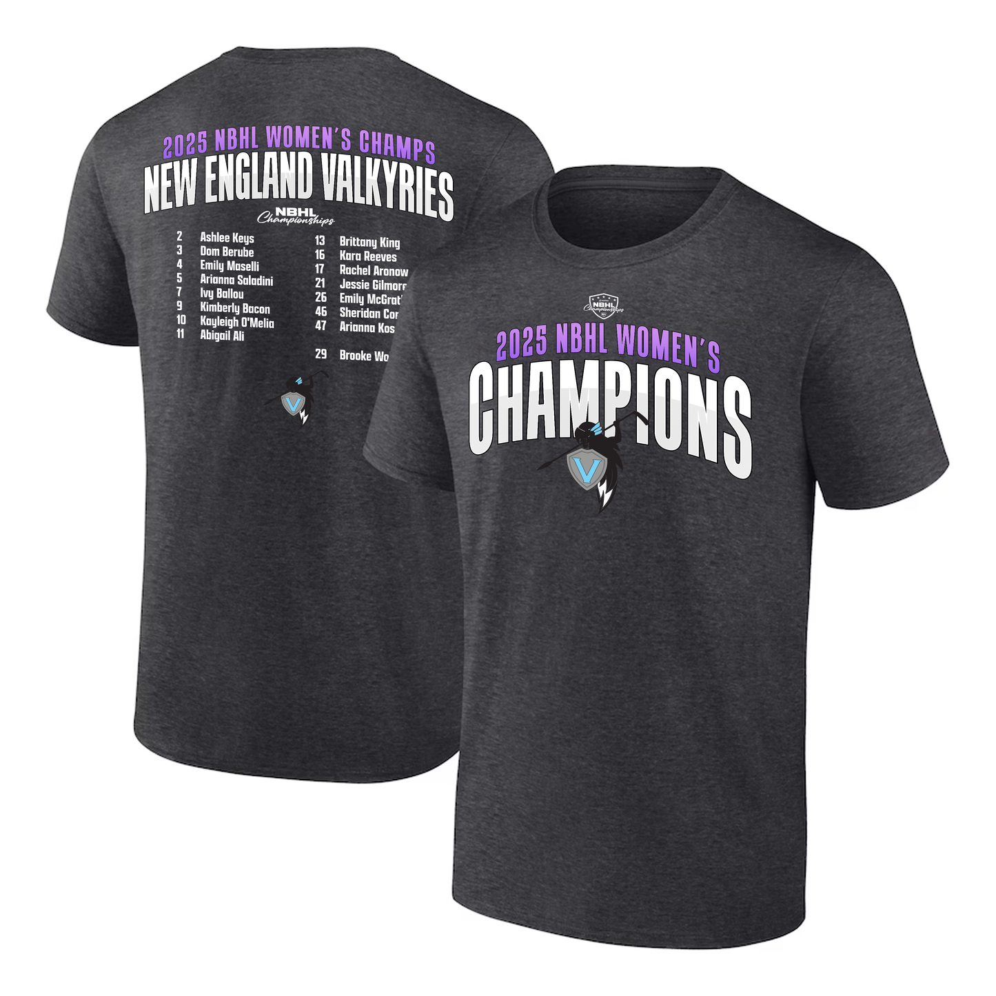 New England Valkyries Women's Champions T-Shirt