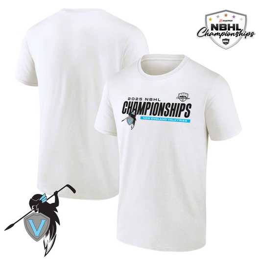 New England Valkyries 2025 NBHL Championships T-Shirt