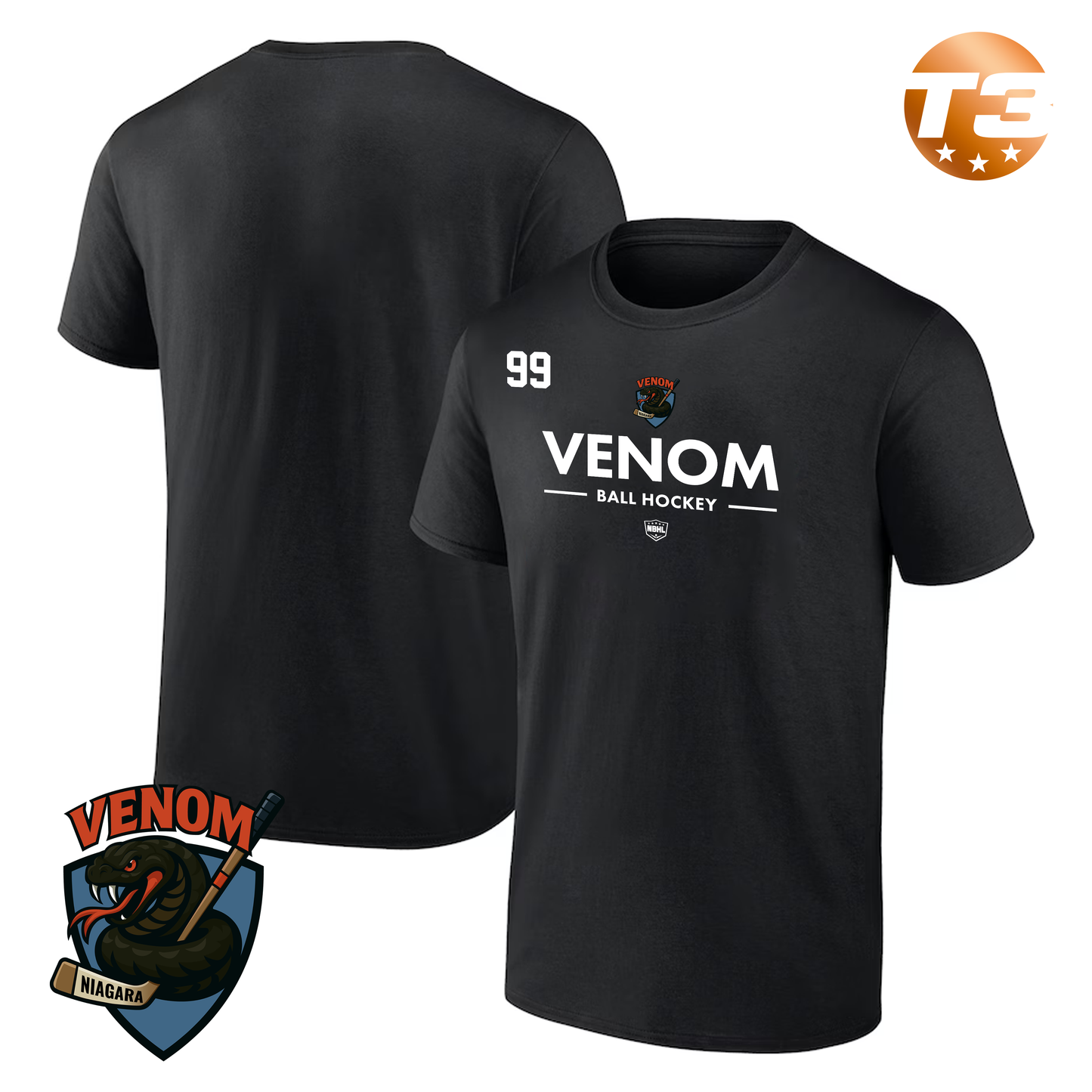 Niagara Venom 2026 Authentic Pro Primary T-Shirt