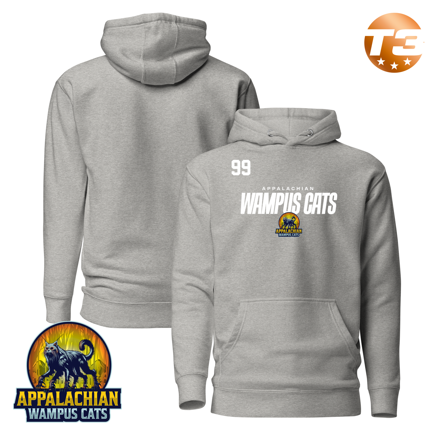 Appalachian Wampus Cats 2026 Performance Player Hoodie