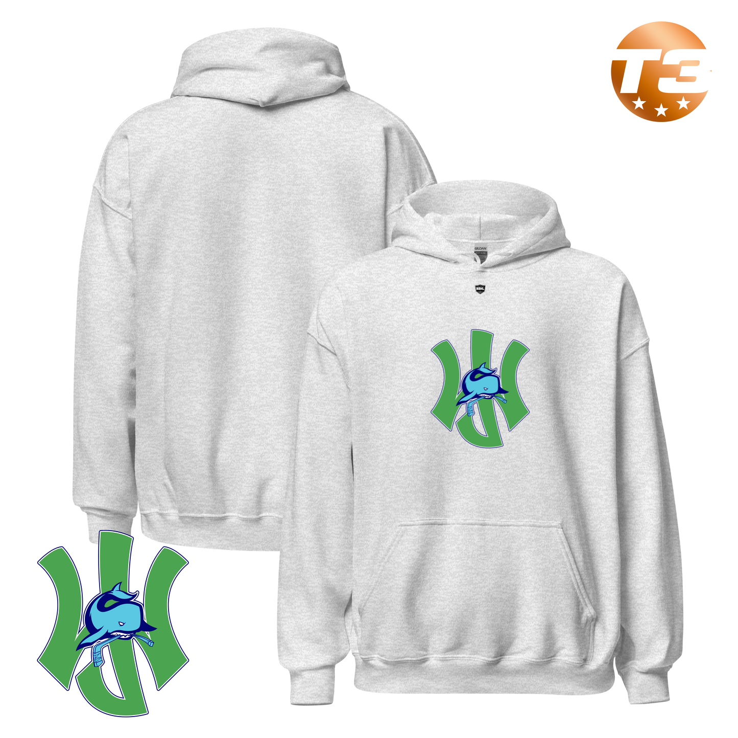West Jersey Whalers 2026 Classic Logo Hoodie