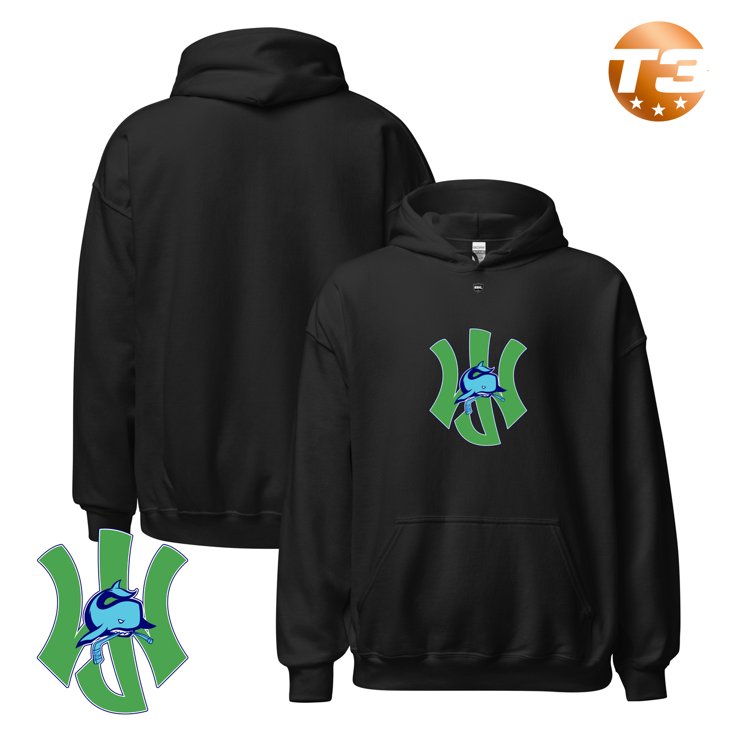 West Jersey Whalers 2026 Classic Logo Hoodie