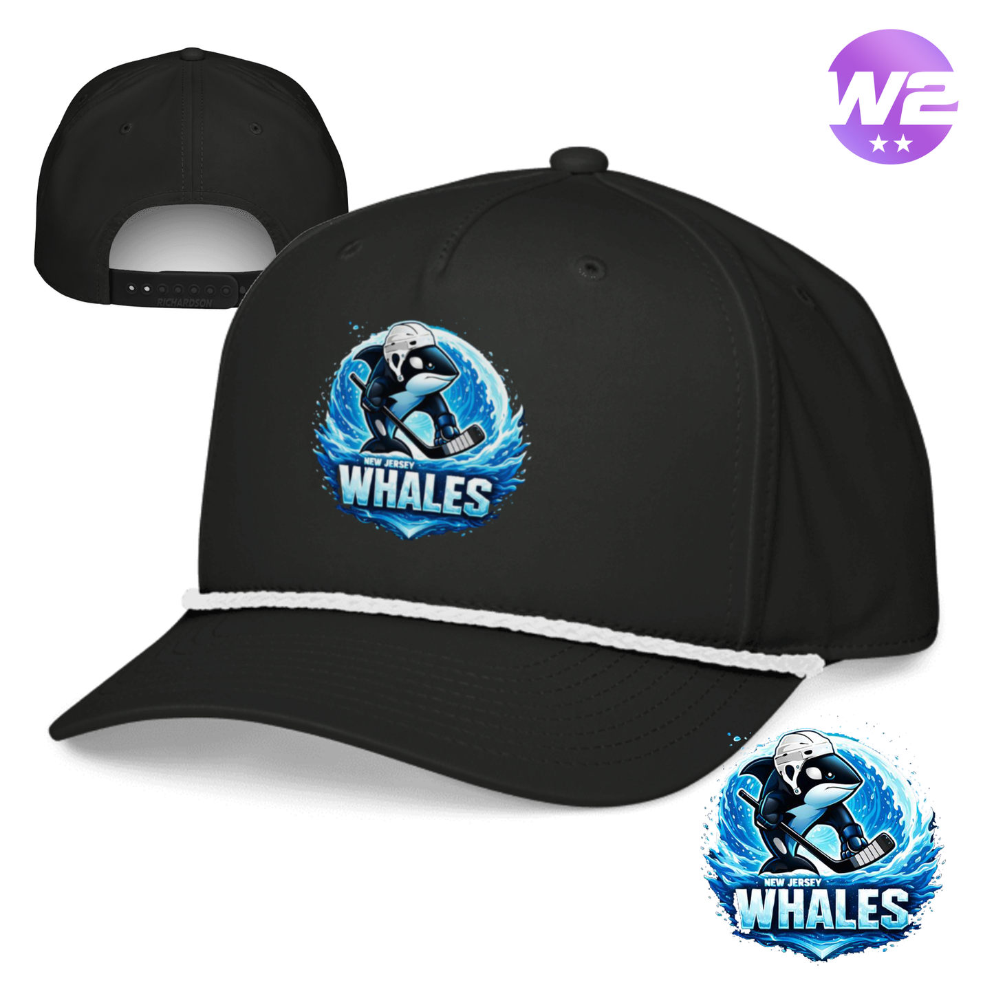 New Jersey Whales 2026 Rope Cap