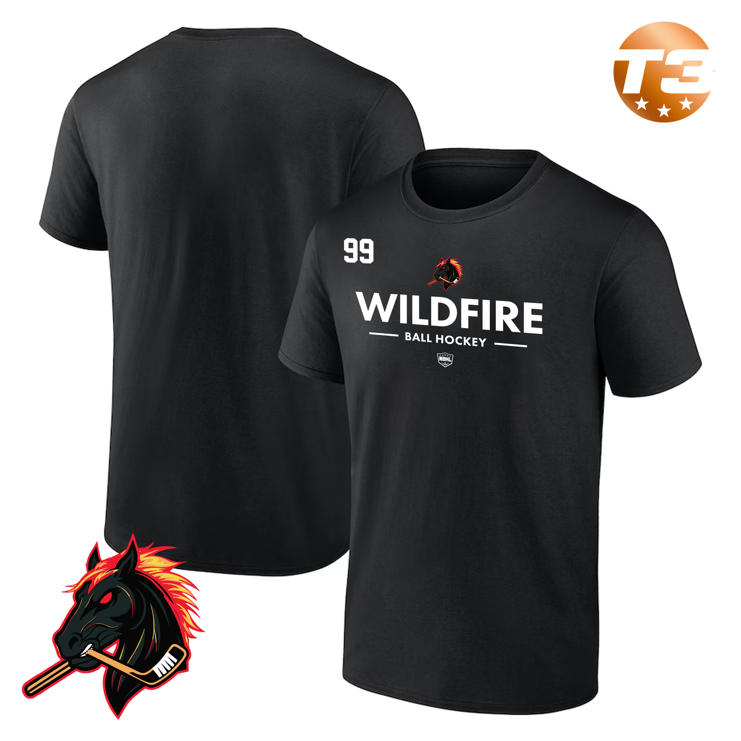 Jersey Wildfire 2026 Authentic Pro Primary T-Shirt
