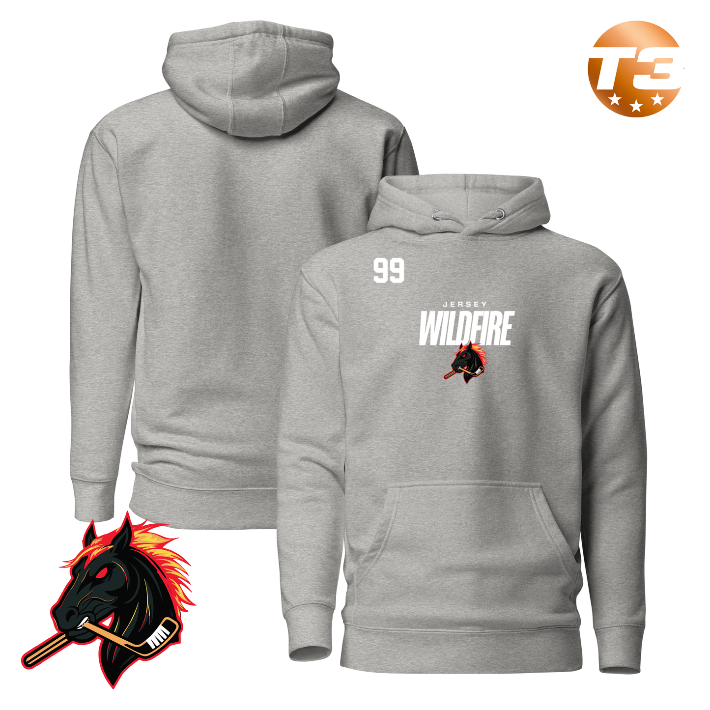 Jersey Wildfire 2026 Performance Player Hoodie