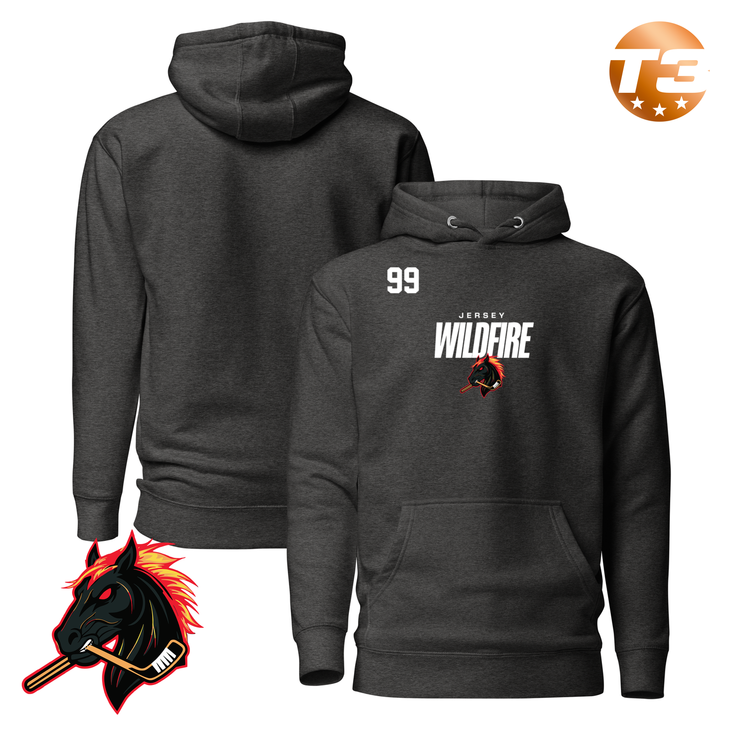 Jersey Wildfire 2026 Performance Player Hoodie