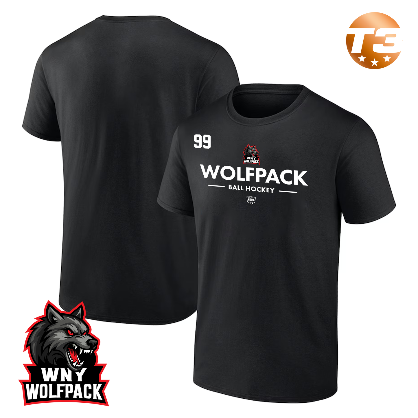 Western New York Wolfpack 2026 Authentic Pro Primary T-Shirt