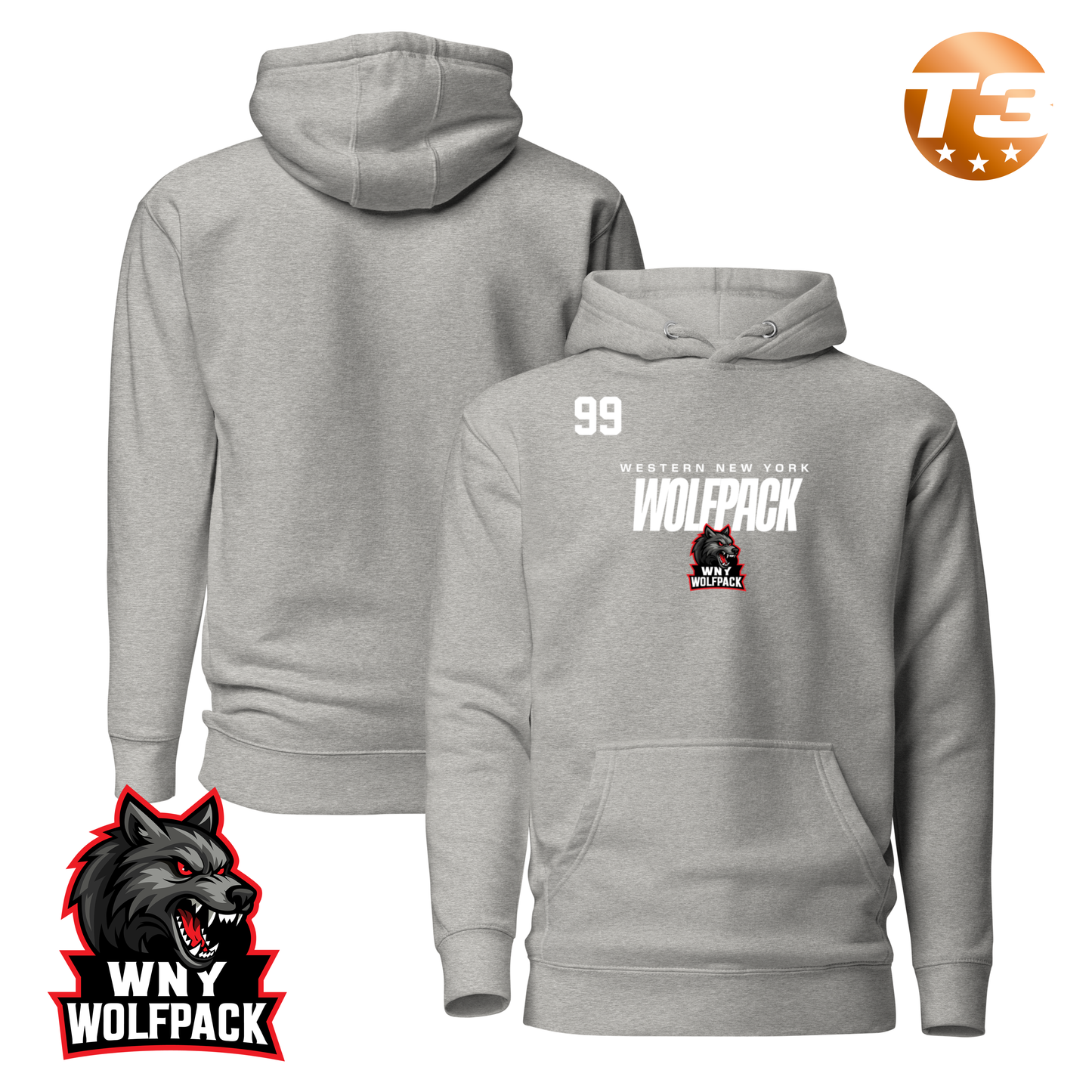 Western New York Wolfpack 2026 Performance Player Hoodie