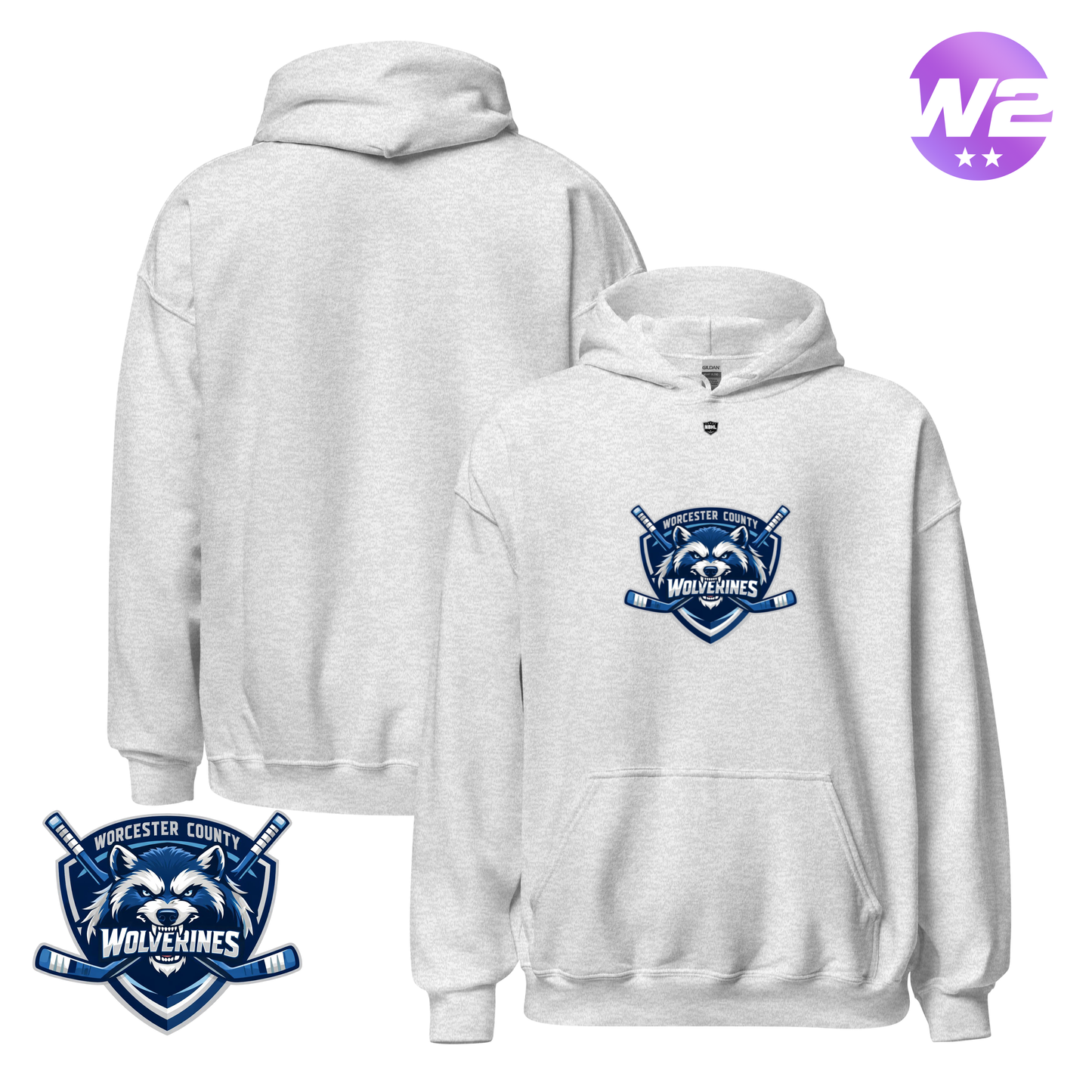 Worcester Wolverines 2026 Classic Logo Hoodie
