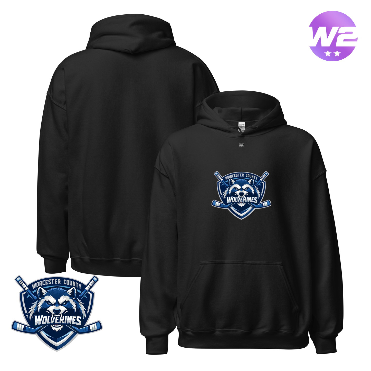 Worcester Wolverines 2026 Classic Logo Hoodie